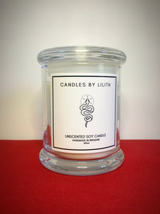 Unscented Soy Candle